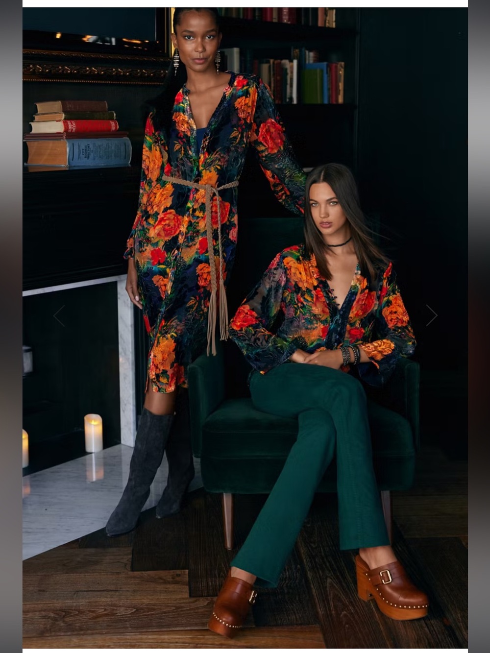 Johnny Was Straight-Leg Pants in Forest Green